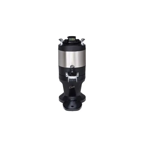 Curtis TFT1G3 9" Thermal FreshTrac® Coffee Dispenser with Base, Single - 1.0 Gal = 128 Oz / S.Steel