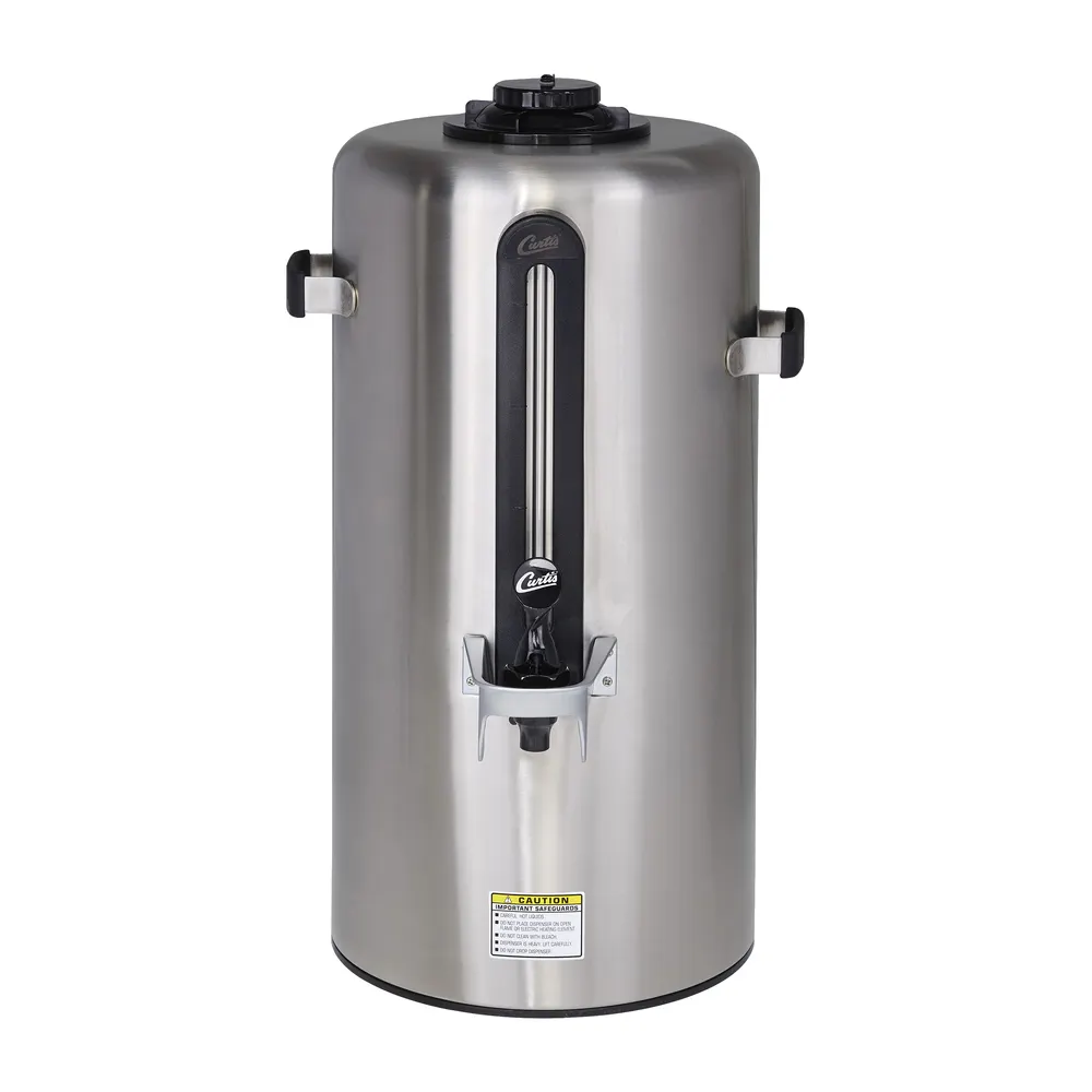 Curtis TXSG0301S200 ThermoPro Server–3‑Gallon Dispenser BrewThru Lid SSLiner Guard Drip Tray & Brush