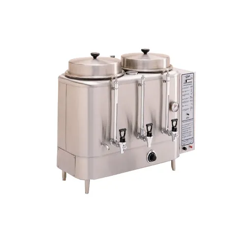 Curtis URN-300-20 S.Steel Coffee Urn Brewer, Electric - Twin Station / 3 Gal - 7500W / 220V