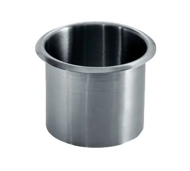 Krowne D-16 Silver Series Open Waste Chute, Stainless Steel, Loose-Fit Design, Heavy-Duty Grade