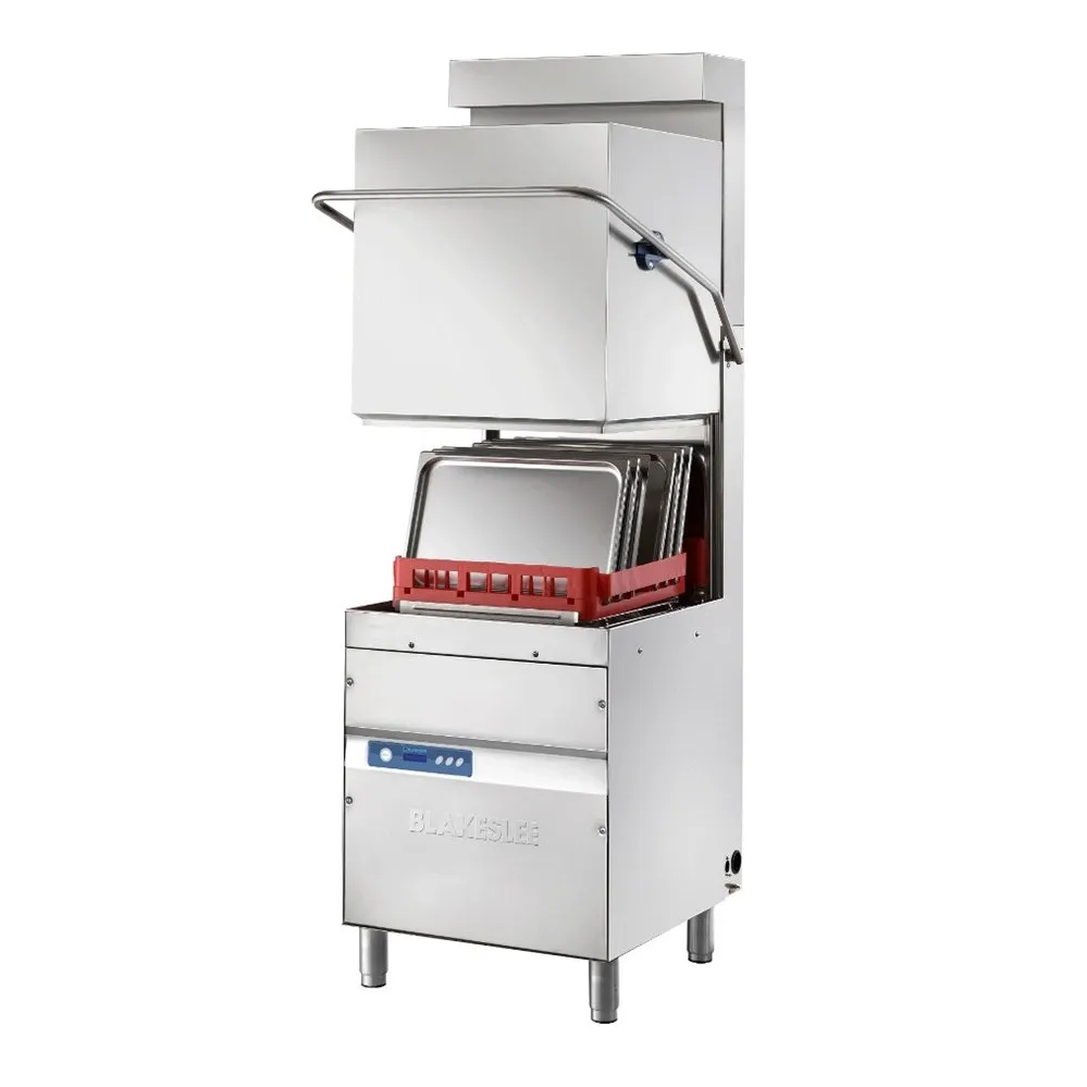 Blakeslee D-18V-3 28" Hood Type Ventless Dishwasher, High Temp with Booster - 30 Racks/Hr -21 Gal/Hr
