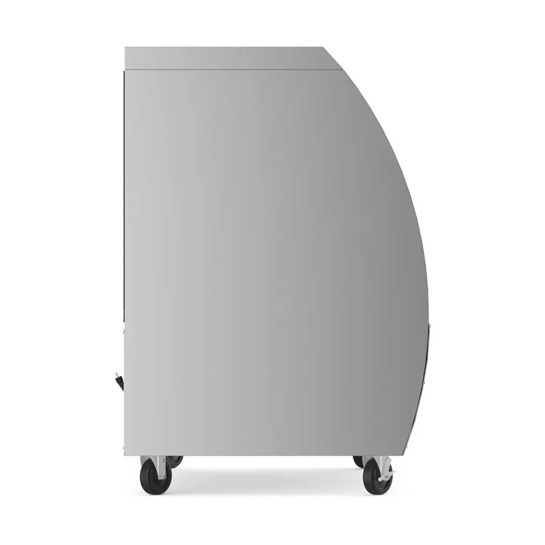 Coldline DC80-SS 79" Curved Refrigerated Deli Display Case