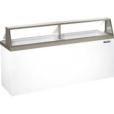 Master-Bilt DD-88 90" Ice Cream Dipping Cabinet w/ Sneeze Guard