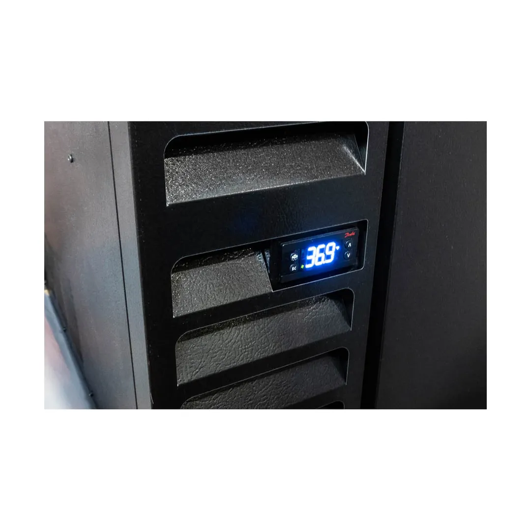 Beverage Air DD68HC-1-B 69" Draft Beer Cooler w/ 3 Kegs, 25.93 cu. ft., 1 Single & 1 Dual-Tap Towers
