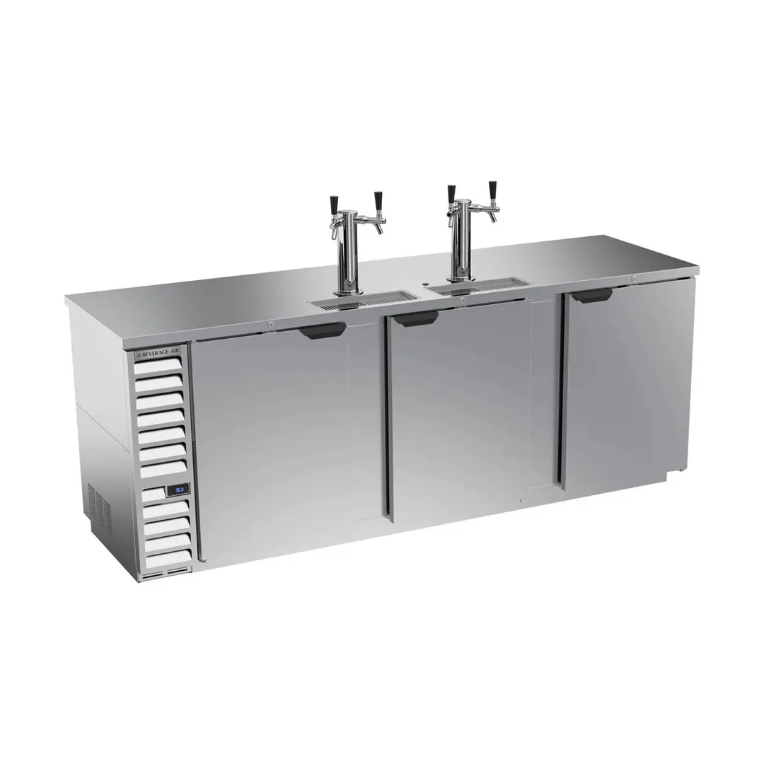 Beverage Air DD94HC-1-S 95" Draft Beer Cooler w/ 5 Kegs, 37.82 cu. ft., 2 Dual-Tap Towers