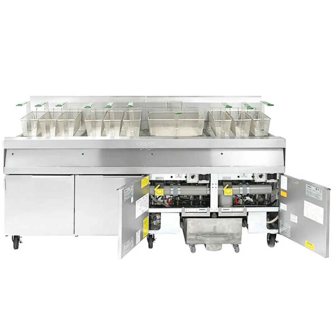 Frymaster/Dean SCFD460G 80" Decathlon Performance Fryer Battery, 4 X 75 lbs