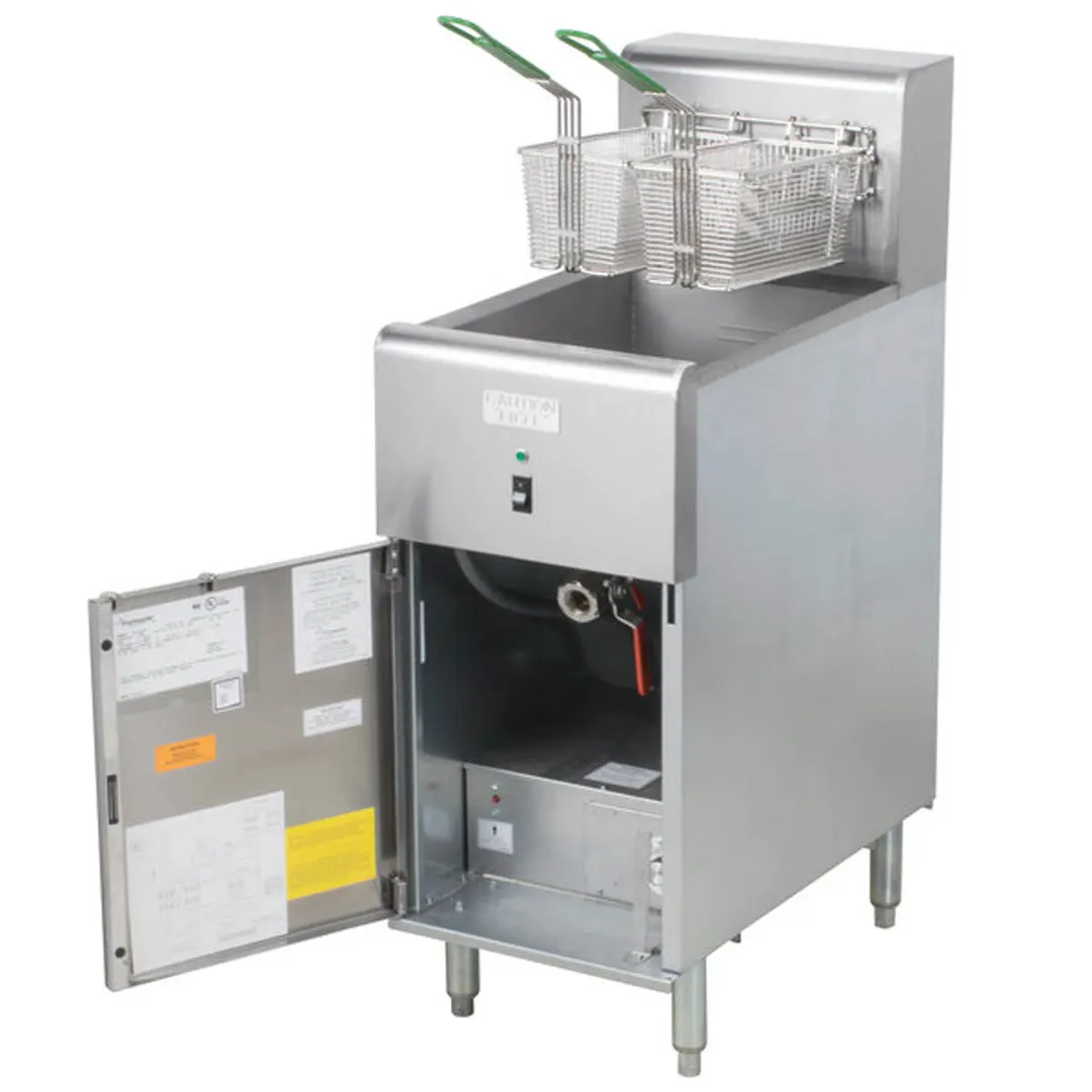 Frymaster/Dean SR114E 15" Floor Model Full Pot Super Runner Electric Fryer with 40 lbs, 208/240v