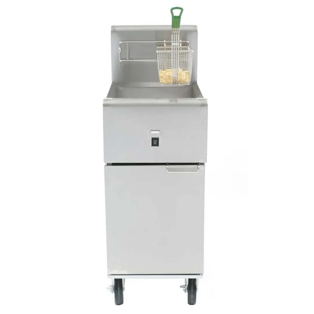 Frymaster/Dean SR114E 15" Floor Model Full Pot Super Runner Electric Fryer with 40 lbs, 208/240v