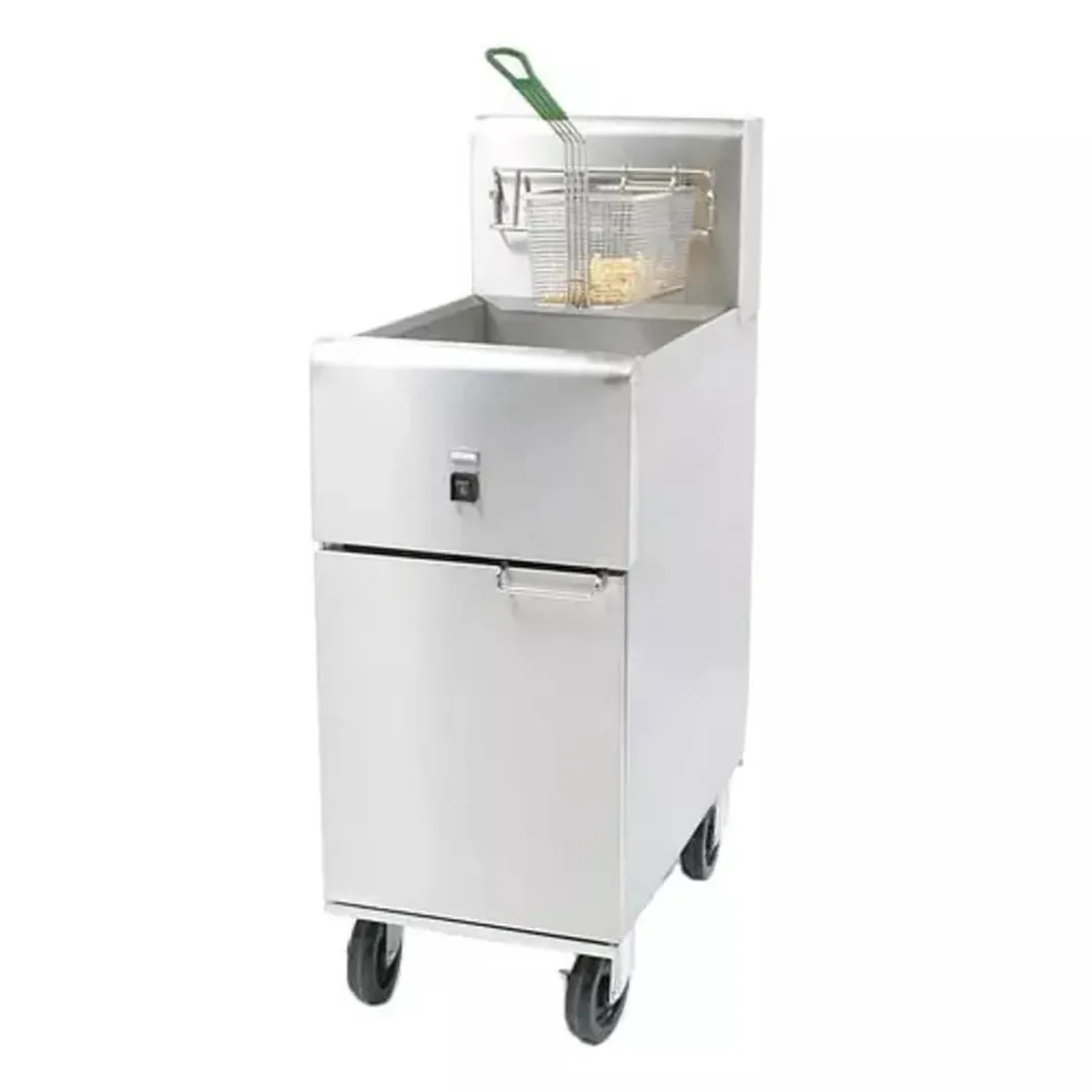 Frymaster/Dean SR114E 15" Floor Model Full Pot Super Runner Electric Fryer with 40 lbs, 208/240v