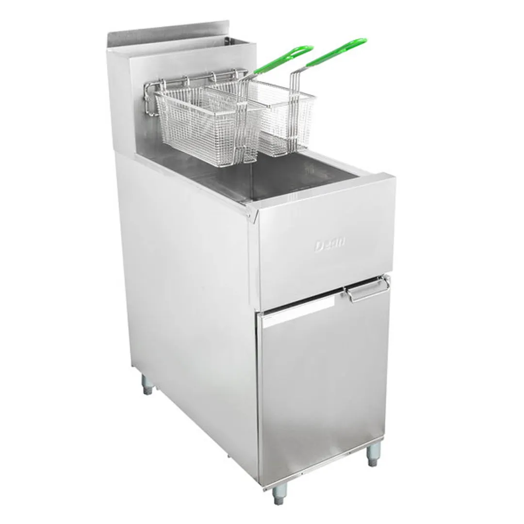 Frymaster/Dean SR142G 15" Floor Model Full Pot Super Runner Gas Fryer, 43 lbs, 105.000 BTU