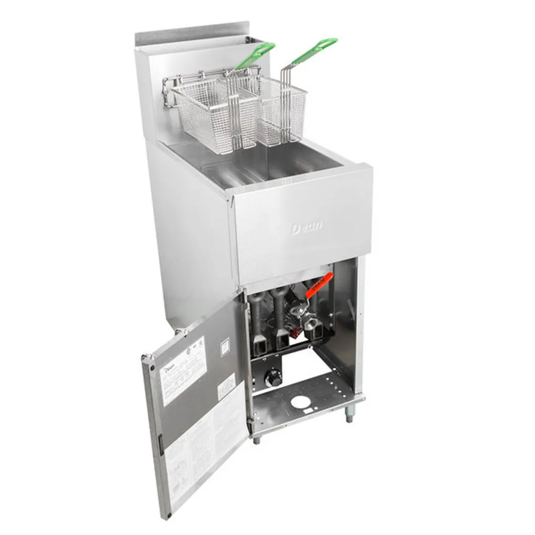 Frymaster/Dean SR162G 20" Floor Model  Full Pot Super Runner Gas Fryer, 75 lbs, 150.000 BTU