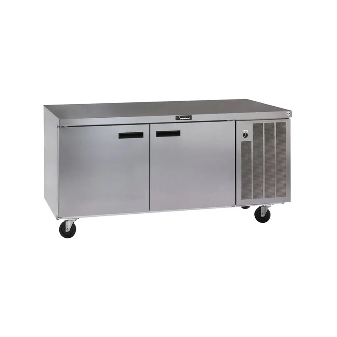 Delfield 18672BUCMP 72" 2-Section Worktop Refrigerator w/ 2 Doors, 18.10 cu. ft.