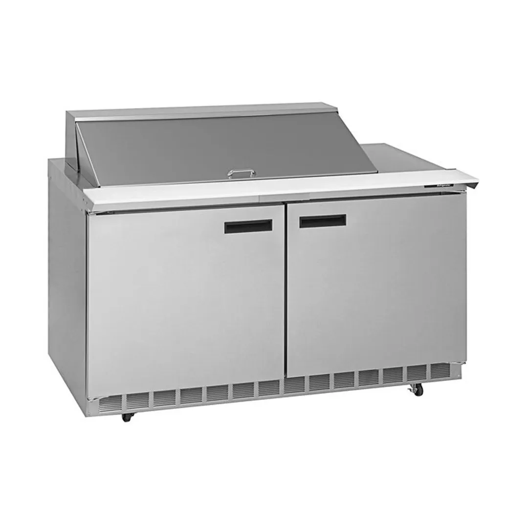 Delfield 4460NP-18M 60" Mega Top Sandwich / Salad Prep Table w/ 2 Doors, 18 Pans