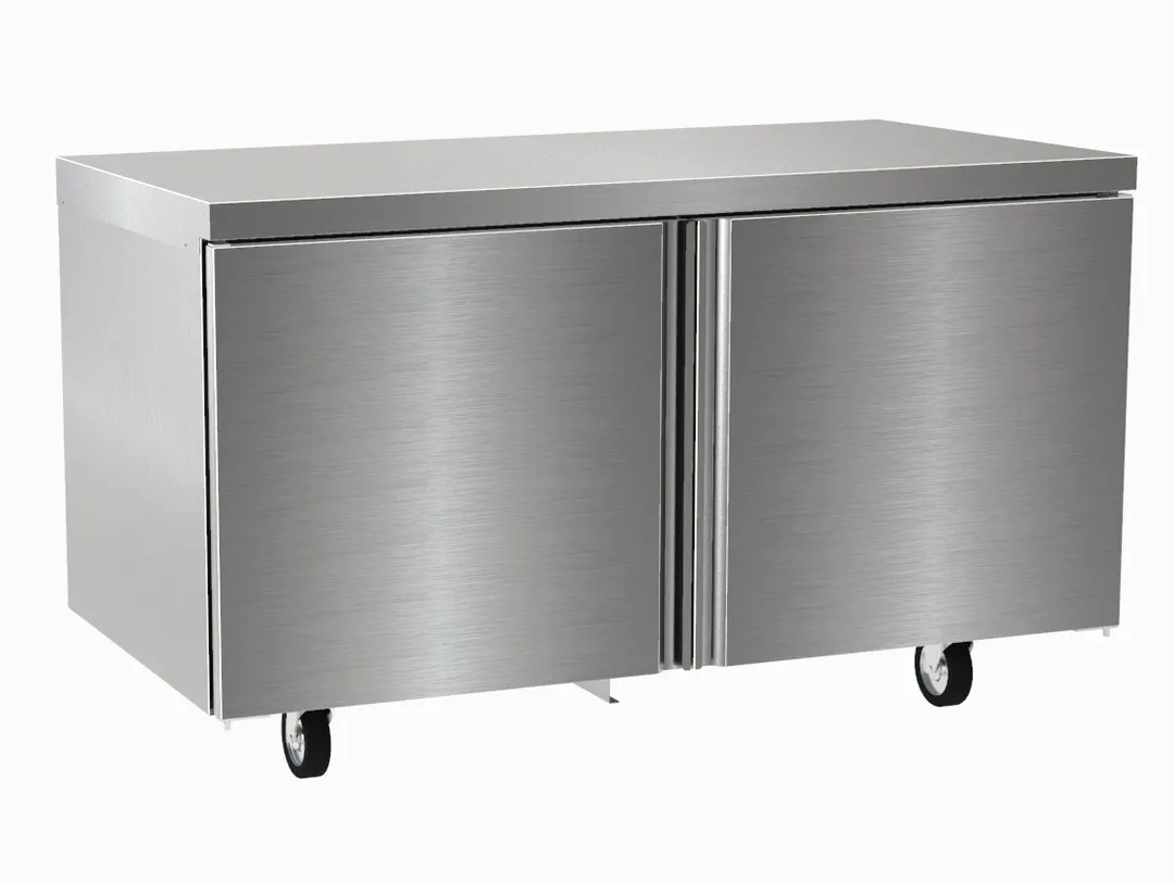 Delfield 4564NP 64" 2-Section Worktop Freezer w/ 2 Doors, 19.7 cu. ft.