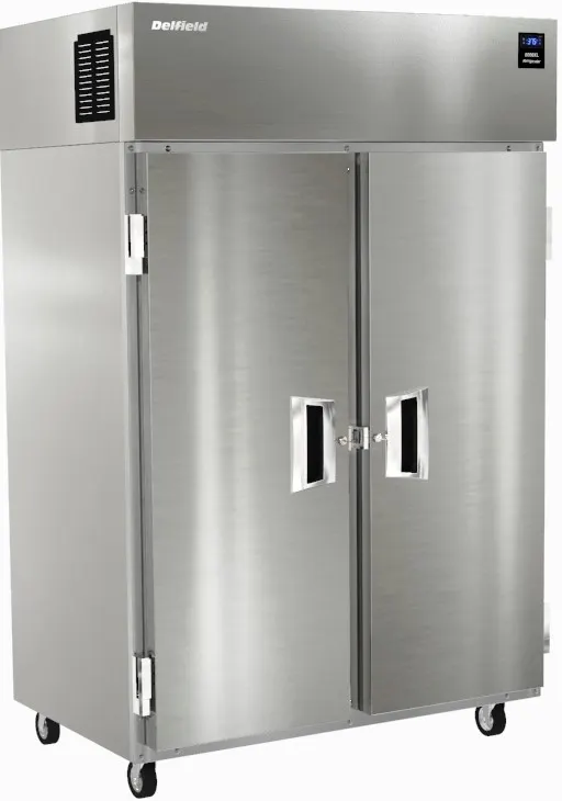 Delfield 6151XL-S 51" Two Section Reach-In Freezer w/ 2 Solid Doors, Top Mount, 33 cu. ft. 