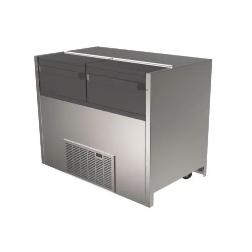 Delfield NLFACP-12 54" Single Sided Milk Cooler, Cold Wall, 12 Crates Capacity