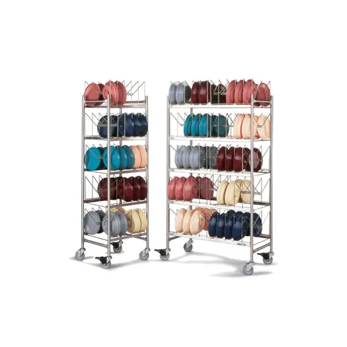 Dinex DX1173X100 Stainless Steel TMP Drying & Storage Cart - Holds 100 Domes