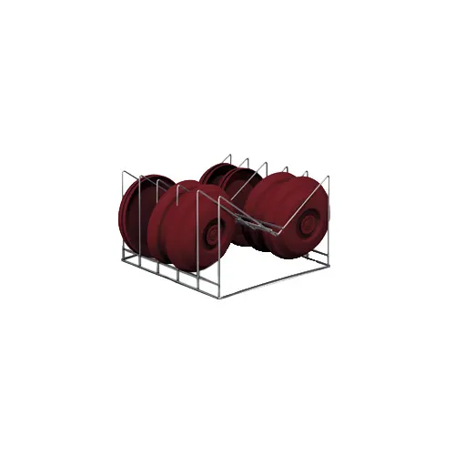 Dinex DX1173XC10 Stainless Steel Tmp® Individual Drying Cradle Insert for 1173 Series