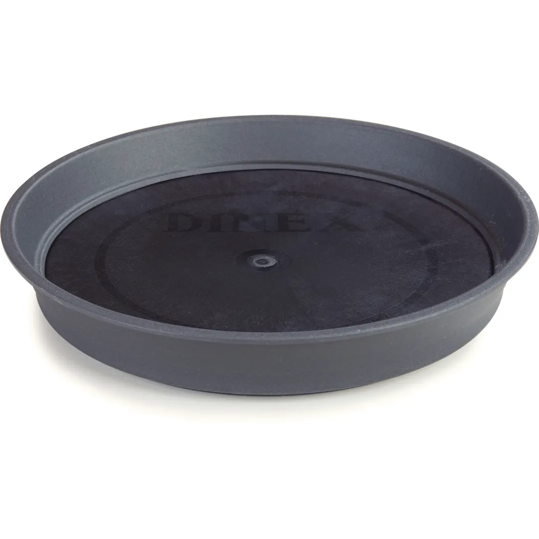 Dinex DX1411044 - Duratherm Base, 9-5/7" Dia x 1-5/7" H, Plastic Gray, NSF, For DX2011208 - 1/Case