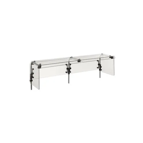 Dinex DXD590P Sneeze Guard, 5-Well, 75-7/8"W X 25-3/8"D X 21-1/2"H, Stationary