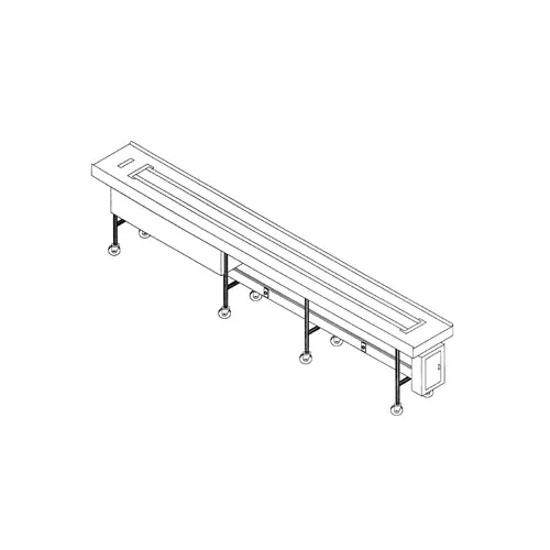 Dinex DXIESB18 Tray Make-Up Conveyor with 18' Section