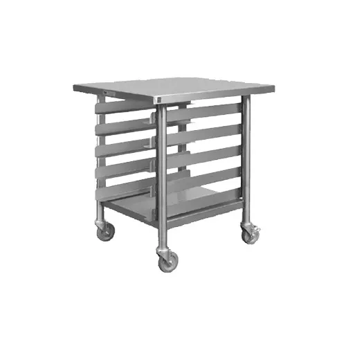 Dinex DXP3313424 Slicer Stand, Mobile, Open Base with Pan Rack