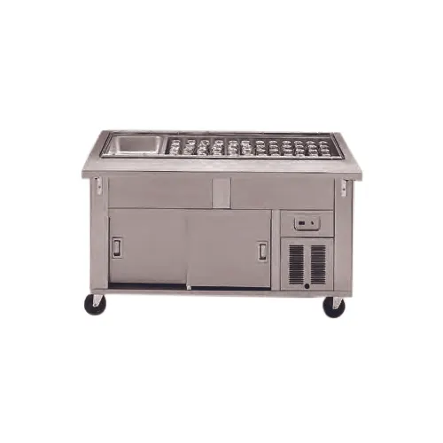 Dinex DXP5CB 74" DineXpress™ Cool Breeze Cold Food Serving Counter, (5) Pan