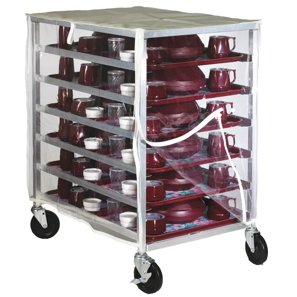 Dinex DXPDHOR12UP Universal Tray Delivery Cart with 12 Trays Capacity, 1-Compartment