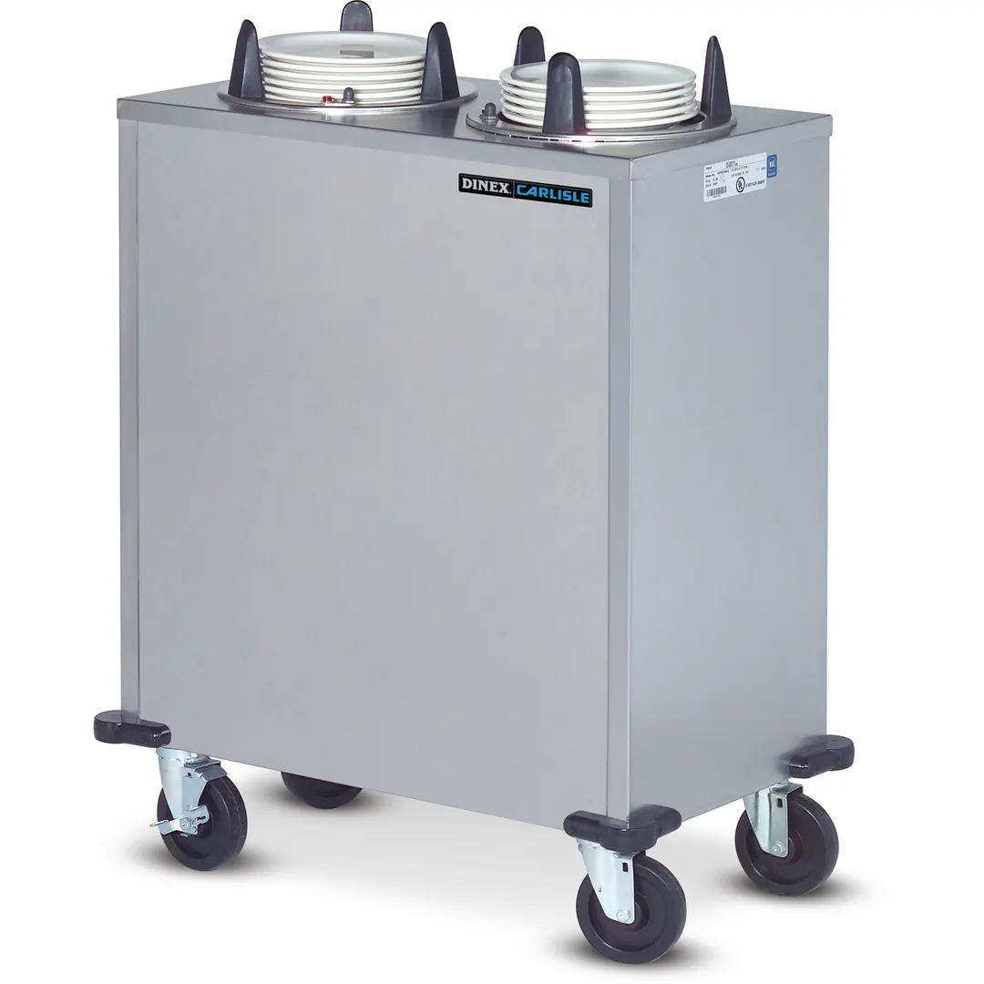 Dinex DXPIDPH2E0912 Heated Plate Dispenser, Enclosed Tubular Frame