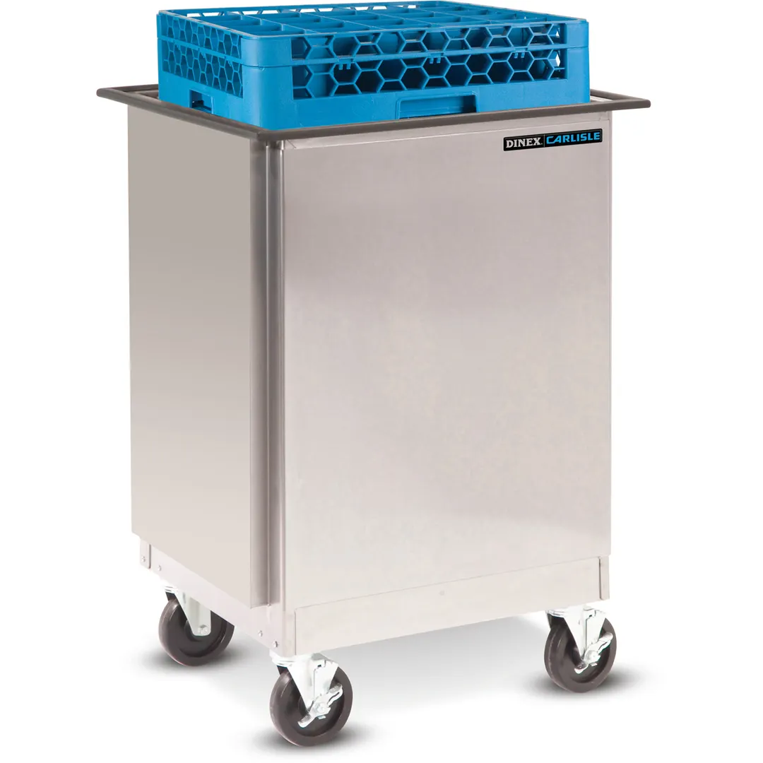 Dinex DXPIDRE2020 Enclosed Mobile Rack Dispenser, Rack Size 20" x 20"