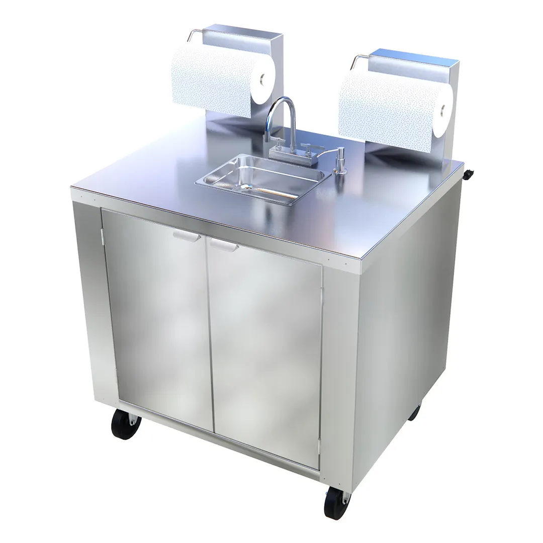 Dinex DXPL050114457A Mobile Handwashing Station, Self-Contained
