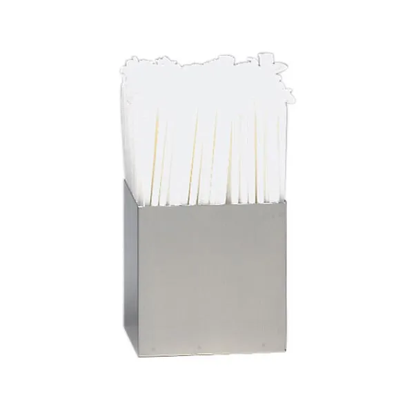Dispense-Rite SH-1 Straw Holder for CTLD Models, 5" H x 4-1/8" W x 5" D, Stainless Steel Build