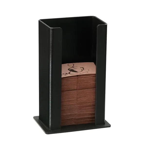 Dispense-Rite SLV-H-1BT Coffee Sleeve Dispenser, 10" H x 6-1/2" W x 4-1/2" D, Black Polystyrene