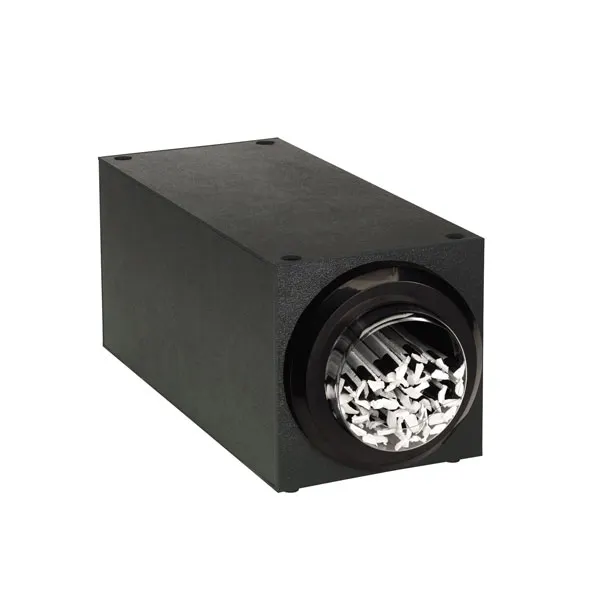 Dispense‑Rite STR‑STK‑1BT Black Straw Dispenser 8‑1/4" H x 8" W x 18‑1/2" D ABS 12‑L Straws