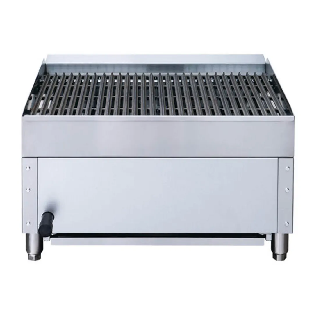 Dukers Appliance Co DCCB24 24" Countertop Gas Radiant Charbroiler, (2) Burners, 70.000 BTU