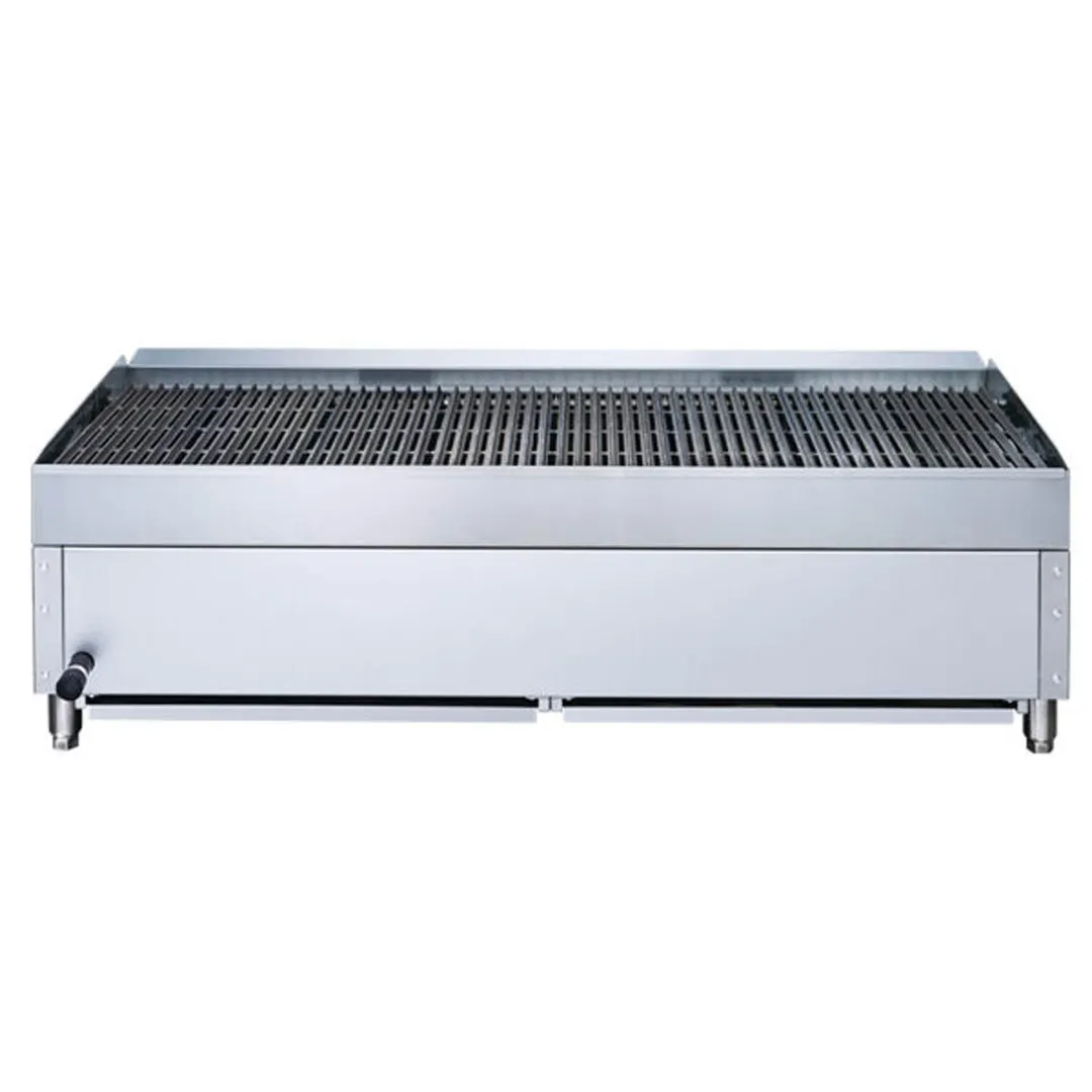 Dukers Appliance Co DCCB48 48" Countertop Gas Radiant Charbroiler, (4) Burners, 140.000 BTU
