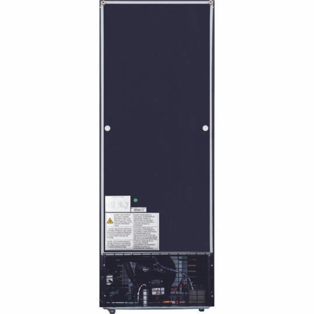 Dukers Appliance Co DSM-12R 25" One Glass Door Merchandiser Refrigerator in Black, 11.5 cu. ft.