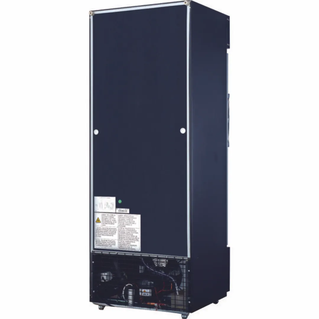 Dukers Appliance Co DSM-12R 25" One Glass Door Merchandiser Refrigerator in Black, 11.5 cu. ft.