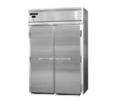 Continental Refrigerator DL2WI-SA-E 2-Section Roll-In Heated Holding Cabinet, Stainless Steel Exterior, Aluminum Interior, Solid Doors