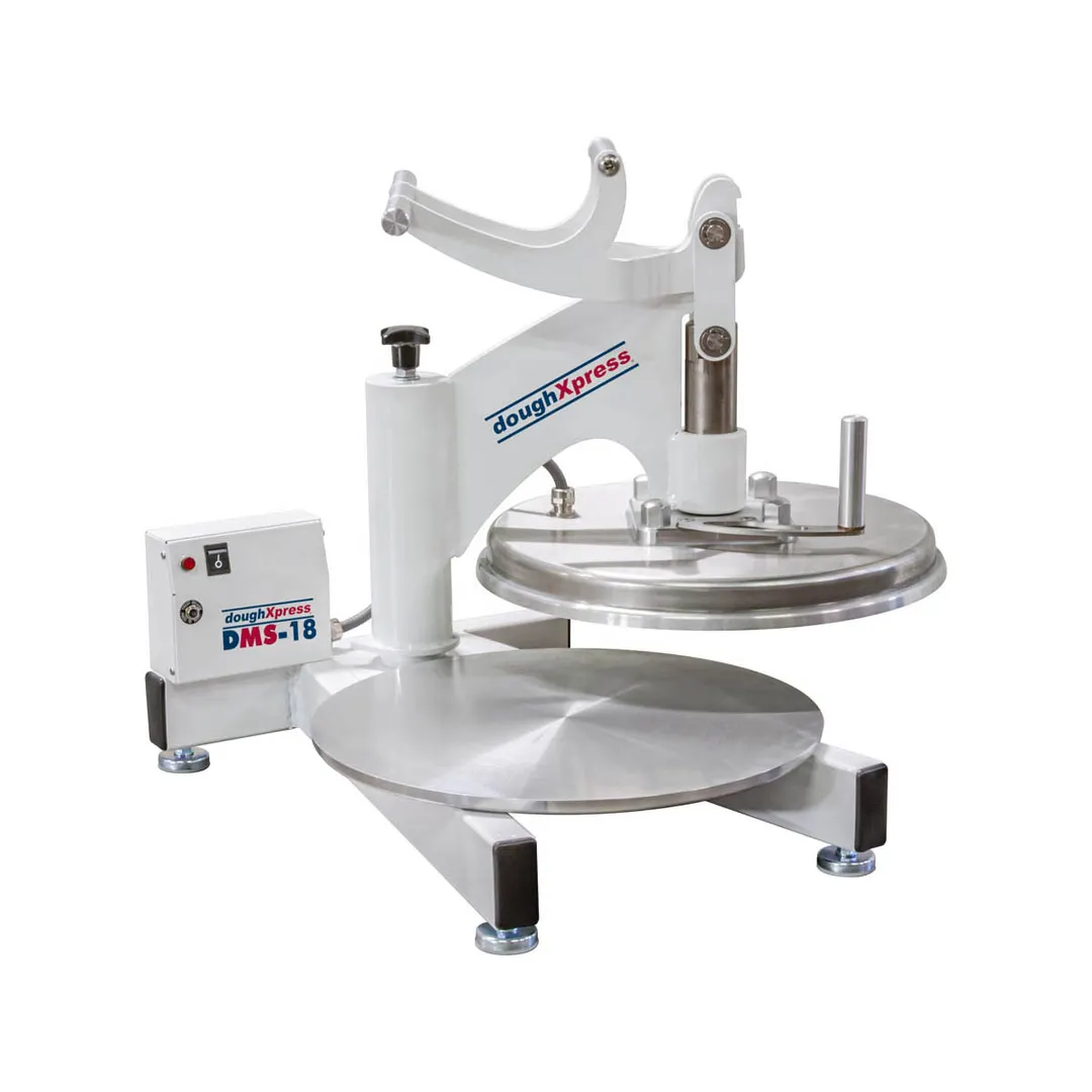 DoughXpress DMS-18-120 Manual Pizza Dough Press, Heated Upper