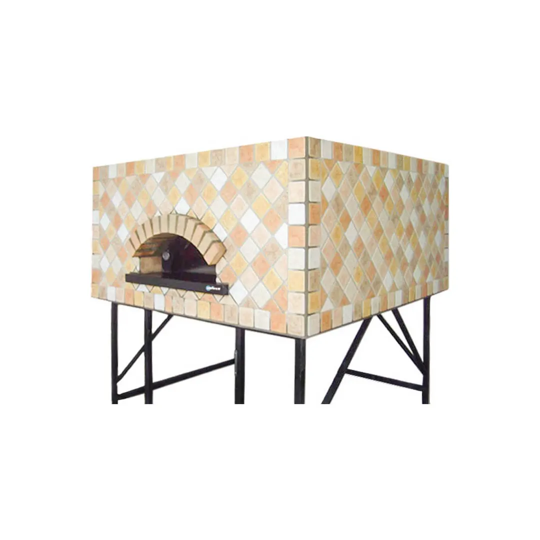 Univex DOME47S Artisan Stone Hearth Square Pizza Oven, Wood / Coal / Gas Fired, (7) 12" Pizza