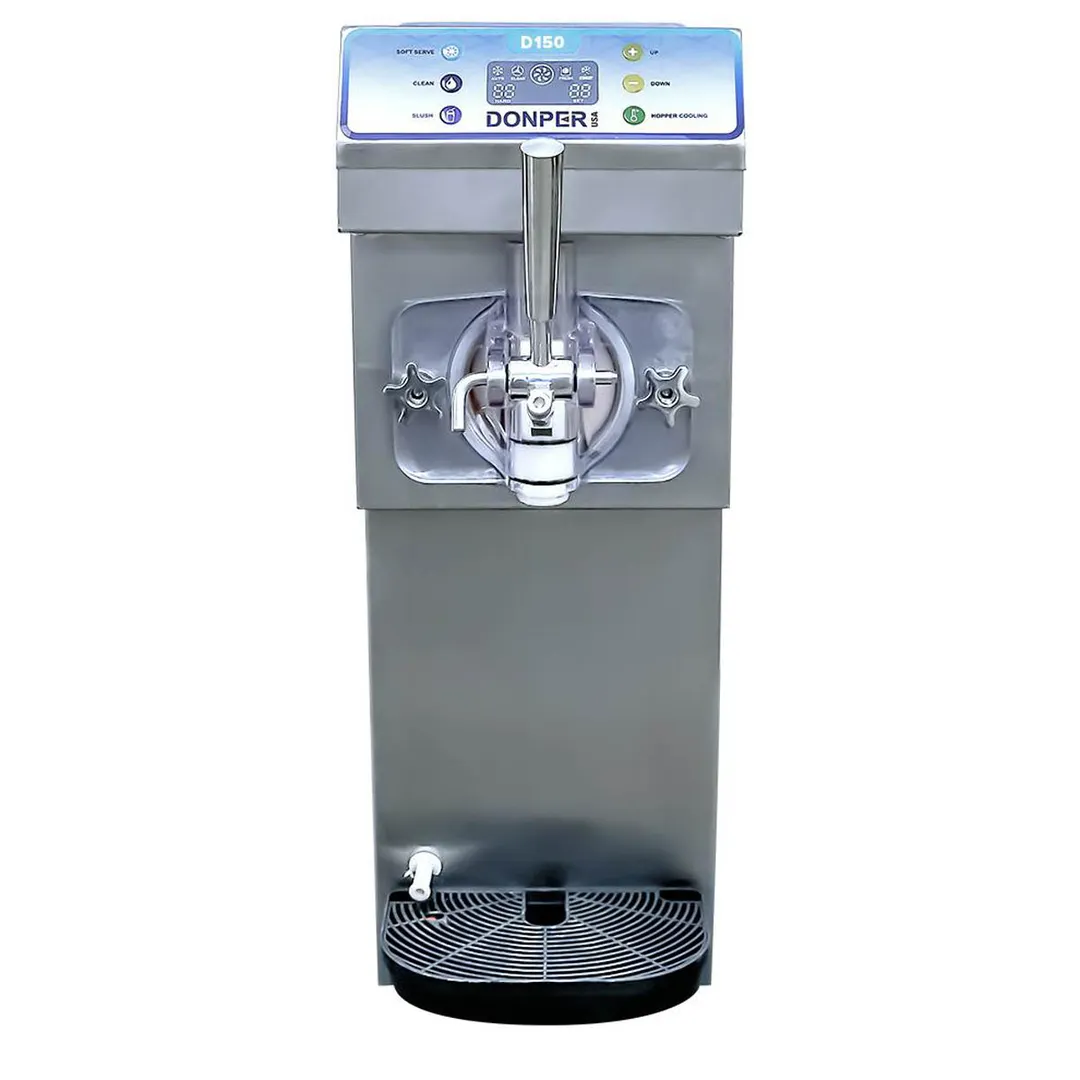 Donper USA D150 Countertop Single Flavor Soft Serve Machine, 1.9 qt.