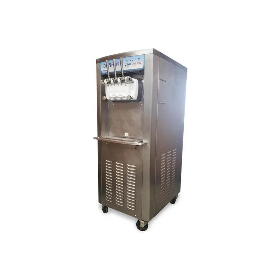 Donper USA D900H Floor Model Two Flavor High Volume Soft Serve Machine, (2) 9.5 qt.