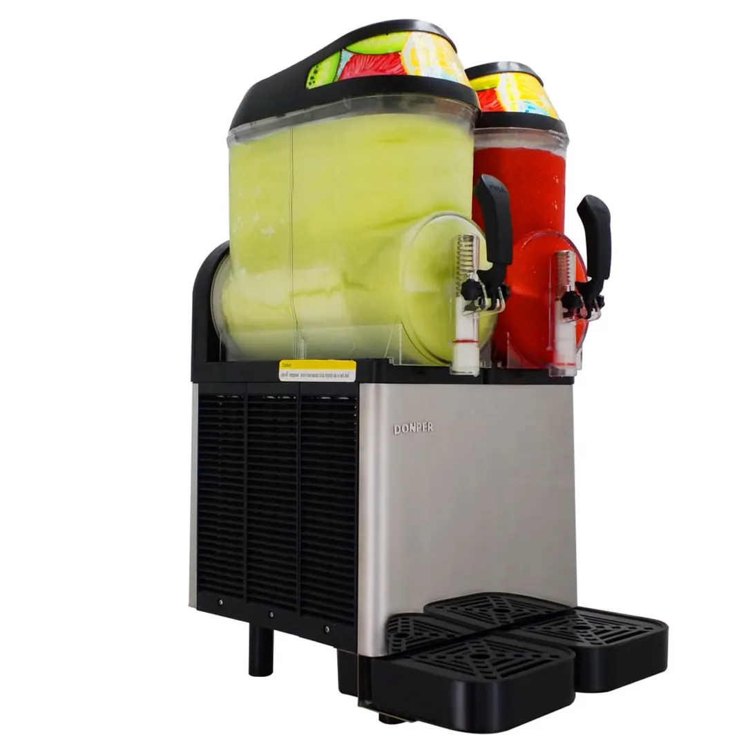 Donper USA XC224 Bowl Type High Volume Frozen Beverage Machine w/3.2 gal - 720W/115V - Double