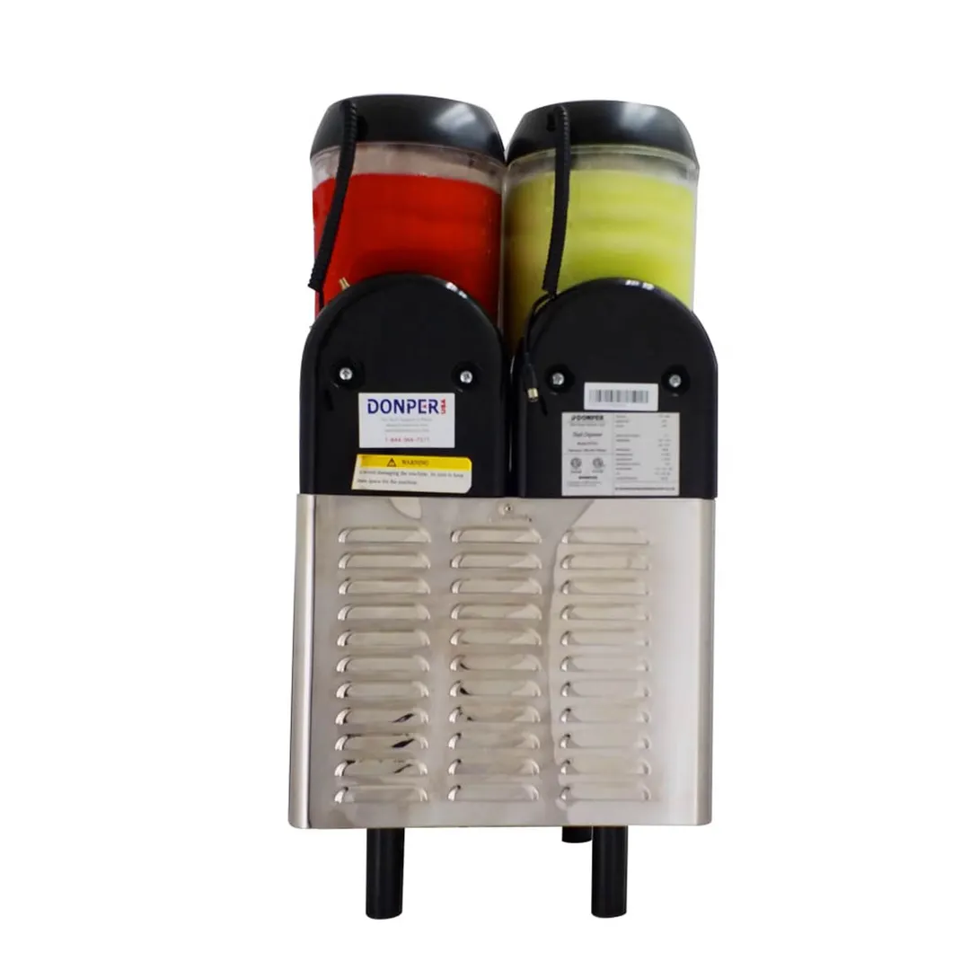 Donper USA XC224 Bowl Type High Volume Frozen Beverage Machine w/3.2 gal - 720W/115V - Double