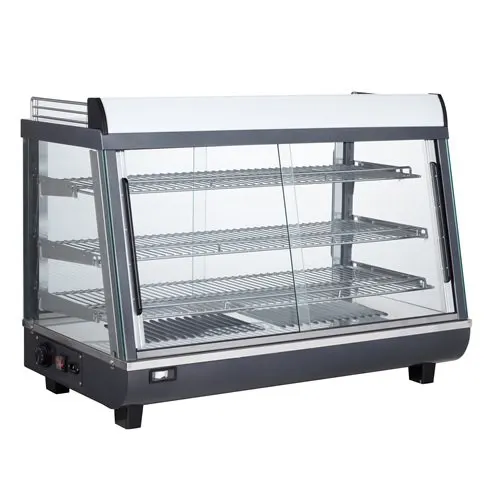 DoughXpress DXP-TSC36 39" Countertop BakeryXpress Heated Warmer/ Display Case, 3 Shelves
