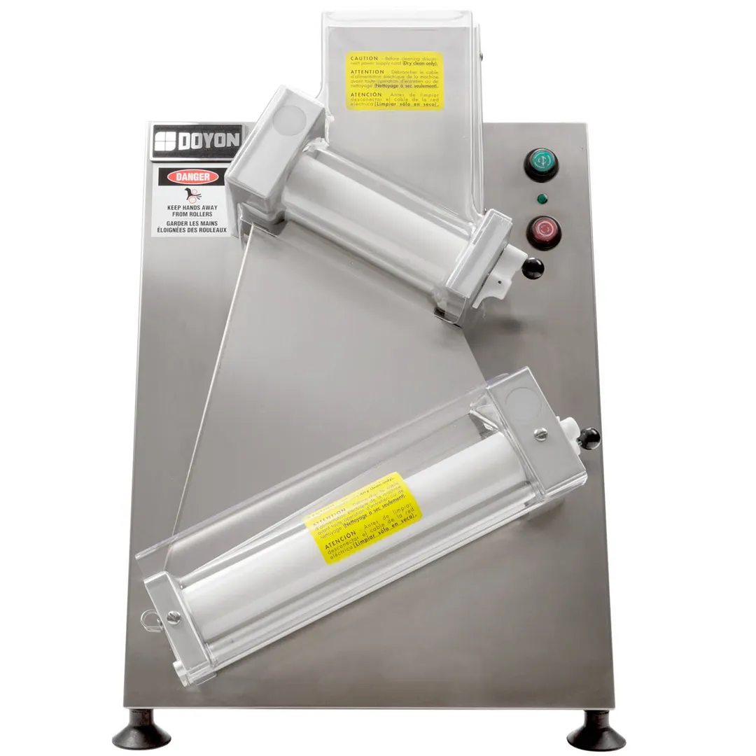 Doyon DL12DP Countertop Double Pass Dough Sheeter, 12" Diagonal Two Rollers, 1/2 Hp