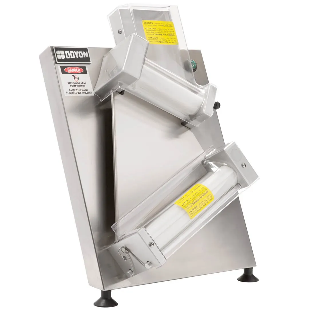 Doyon DL12DP Countertop Double Pass Dough Sheeter, 12" Diagonal Two Rollers, 1/2 Hp
