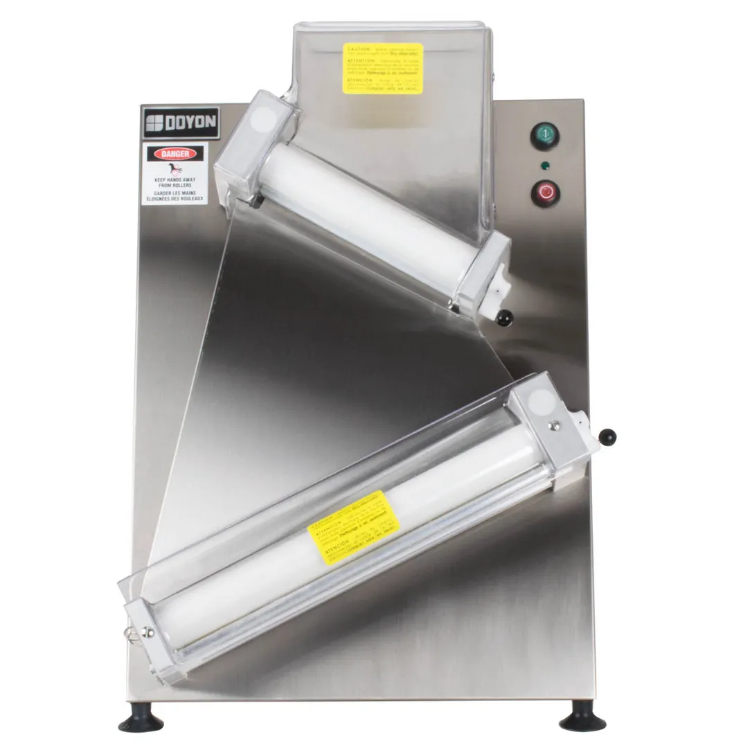 Doyon DL18DP Countertop Double Pass Dough Sheeter, 18" Diagonal Two Rollers, 1/2 Hp
