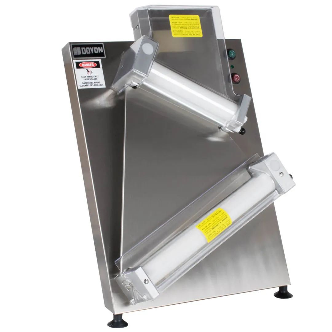 Doyon DL18DP Countertop Double Pass Dough Sheeter, 18" Diagonal Two Rollers, 1/2 Hp